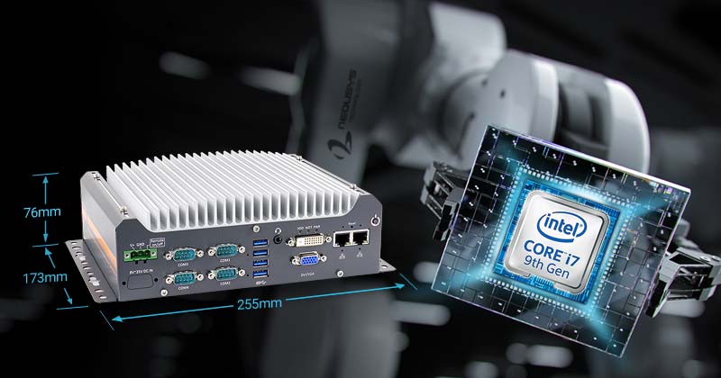 Neousys Technology Launches Nuvo-7501 Series - A Cost-effective Compact Fanless Embedded Computer with Intel ®9th/8th-Gen Core™ Processor