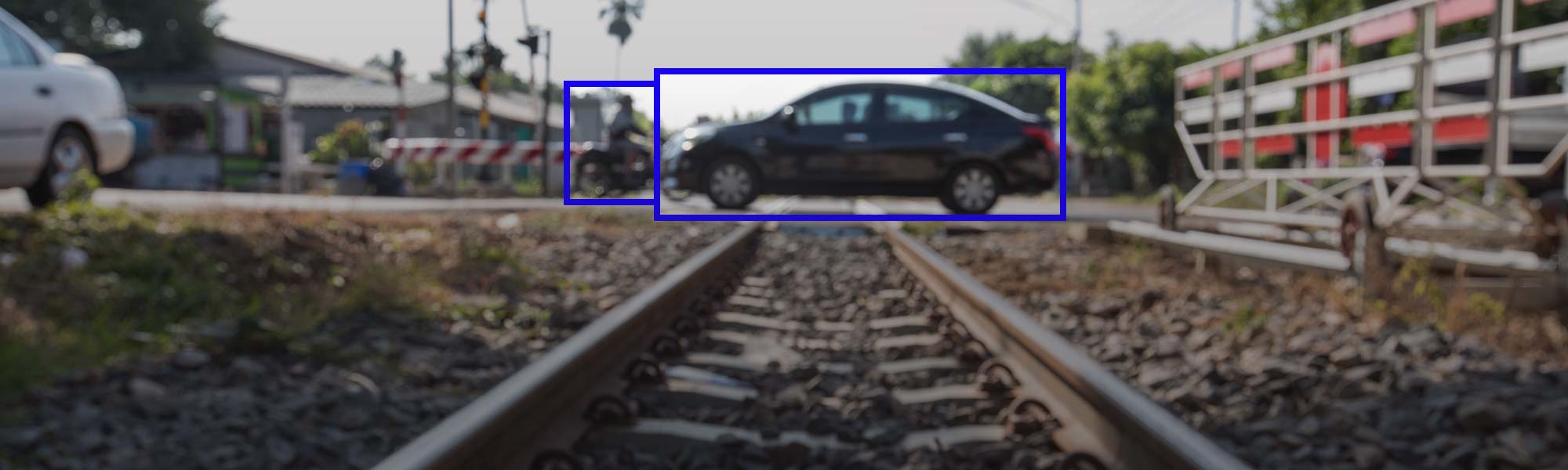 Vehicle to Infrastructure Railway Crossing Intrusion Warning System