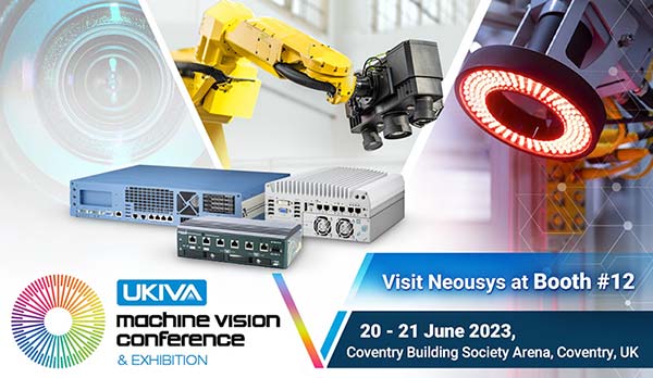 Neousys Showcases New Intel® 13th-Gen Industrial GPU Computer and Rugged HPC Server at UKIVA MVC 2023