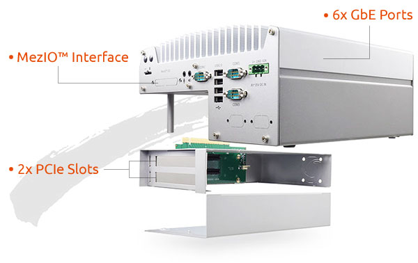 Nuvo-5026E | Fanless Controller | Dual-PCIe slots